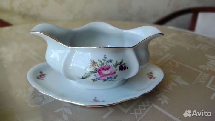 Посуда сервиз Мейсенский букет Чехословакия, гдр