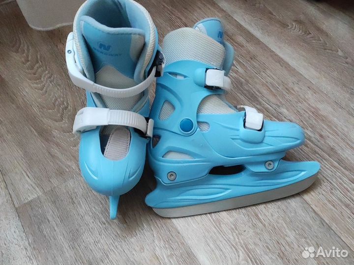 Коньки детские раздвижные 30-33