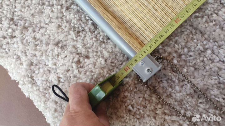 Рулонные шторы под бамбук 80 на 190