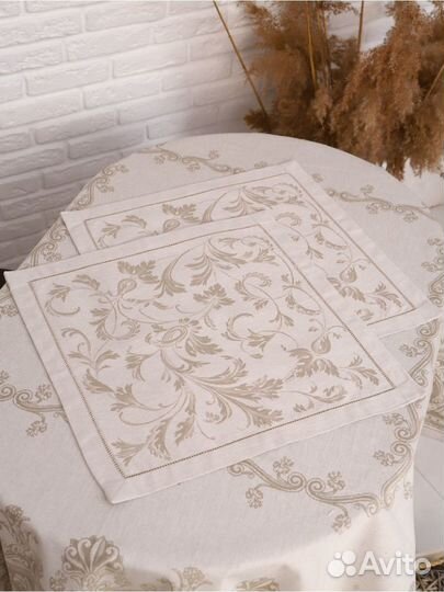 Льняные салфетки 