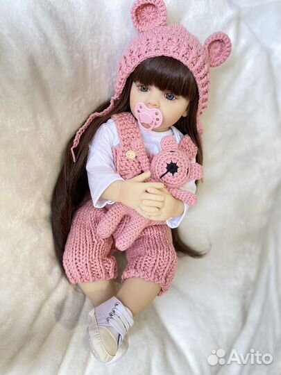 Кукла реборн силиконовая девочка