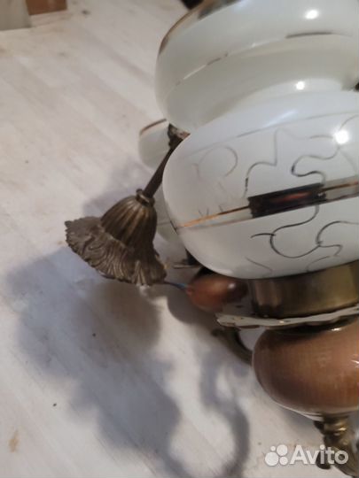 Люстра винтаж бронза