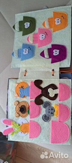 Книжка из фетра
