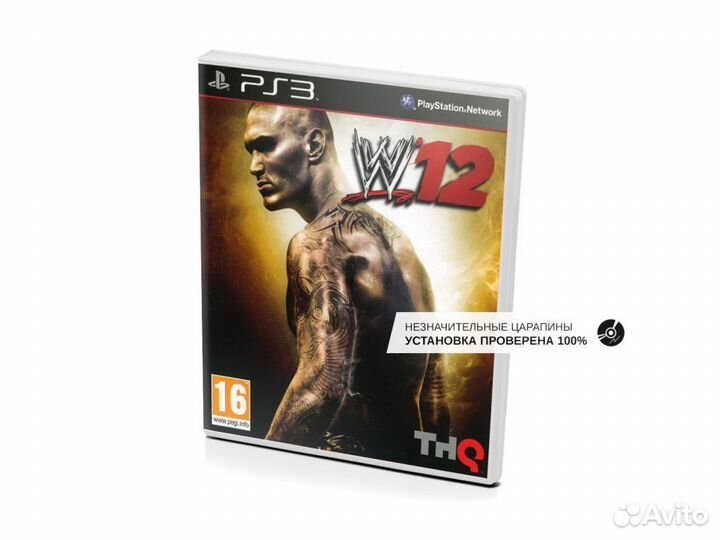 WWE 12, б/у, незнач.царап. (PS3)