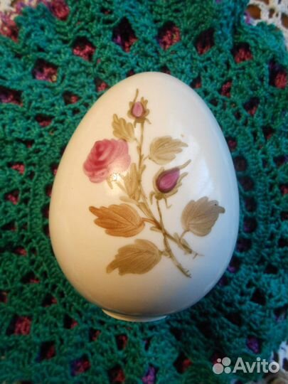 Фарфоровое яйцо пасхальное ручная роспись