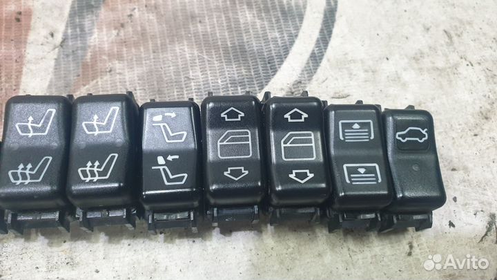 Кнопки салона на Mercedes-Benz W140