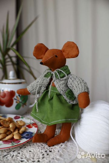 Мышка тильда текстильные игрушки своими руками