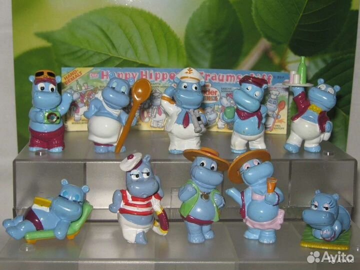 Серия бегемоты, акулы, медведи, лягушки, поросята