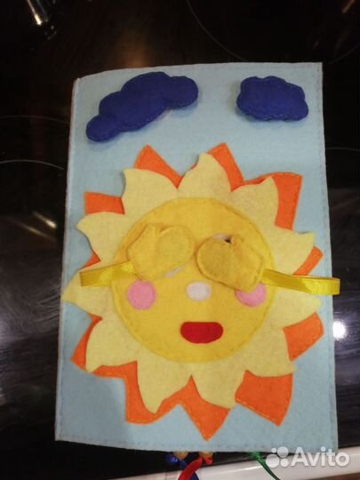 Развивающая книжка из фетра