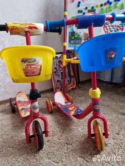 Самокат детский трехколесный бу