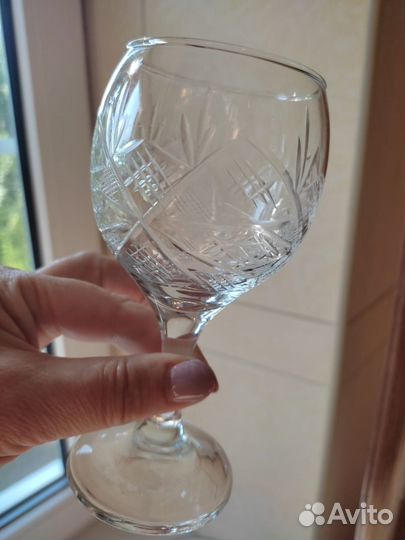 Хрустальные бокалы для вина СССР