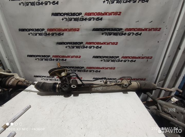Рулевая рейка renault logan 1 с гуром