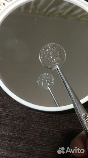 Монета 5 рублей 2022 год Брак