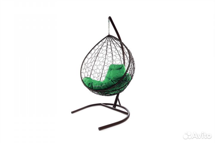 Подвесное кресло кокон Капля ротанг