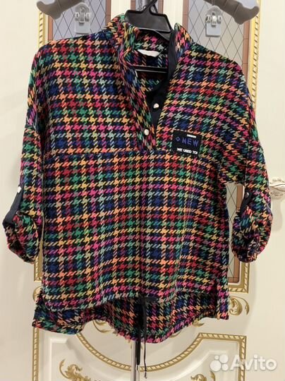 Теплая рубашка женская