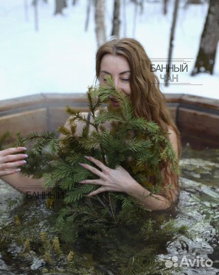 Банный чан на дровах. Купель