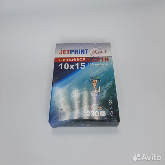 Фотобумага jetprint 10х15 глянцевая 200г/м 100л
