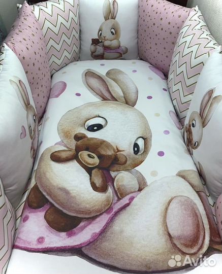 Комплекты в кроватку для мальчиков и девочек