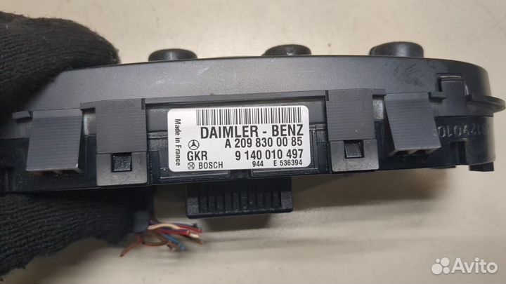 Переключатель отопителя Mercedes CLK W209, 2004