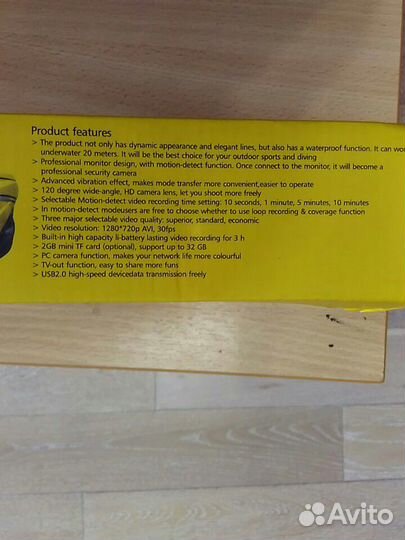 Экшн-камера Sports HD mini DV