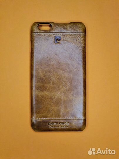 Чехол-накладка iPhone 6S Plus (натур.кожа)