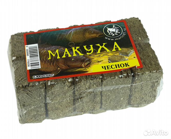 Макуха жмых подсолнечника с добавкой Чеснок