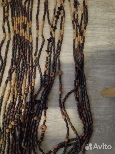 Штора деревянная декоративная