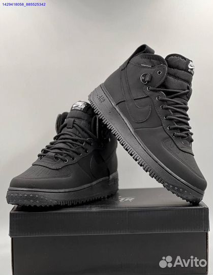 Ботинки Nike Air Force 1 Duckboot (с мехом) (Арт.71760)