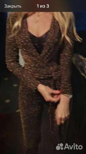 Вечерний комббинезан 42-44 размера