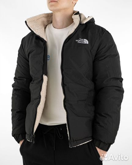 Куртка мужская барашек The North Face (3807) (XXL, Бежевый)