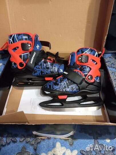 Коньки детские раздвижные 26-31