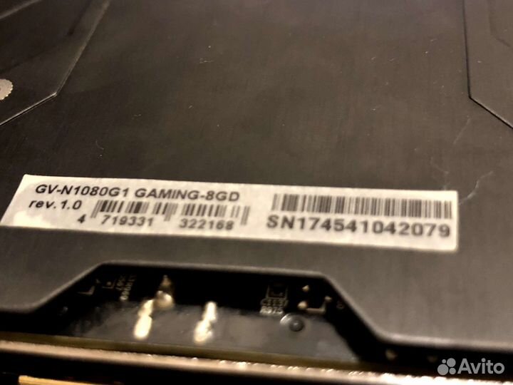 Видеокарта gtx 1080