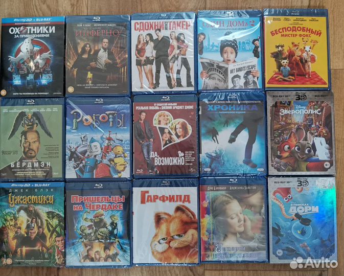 Сборники фильмов от 2 частей blu ray более 50 штук