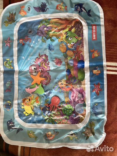 Детский водный коврик и круг на голову для купария