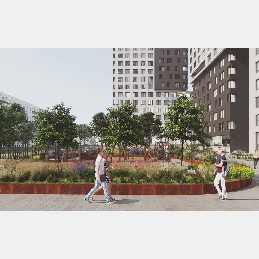 2-к. квартира, 72,8 м², 15/19 эт.