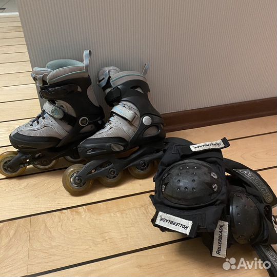 Ролики раздвижные с комплектом защиты