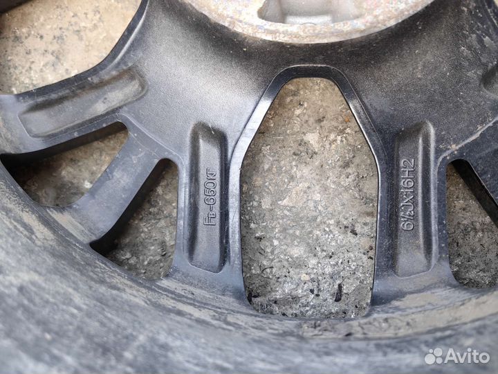 4 Колеса, диски 6.5jx16h2 резина лето + зима