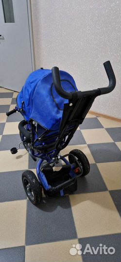 Детский 3х колесный велосипед с ручкой