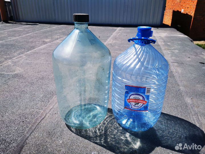 Бутыль стеклянная 25 литров