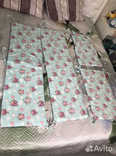 Бортики в детскую кроватку