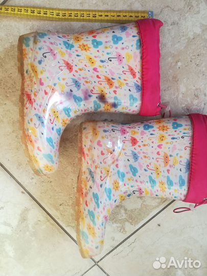 Сапоги резиновые 18,5см по стельке