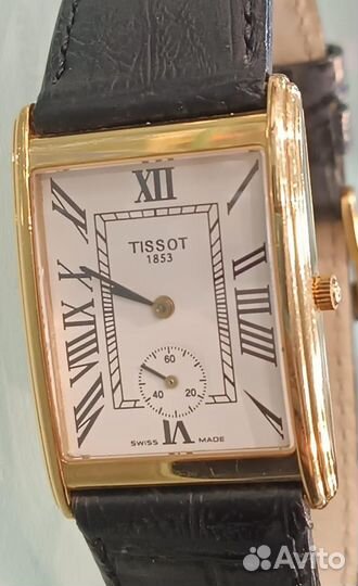 Новые золотые часы Tissot в упаковке