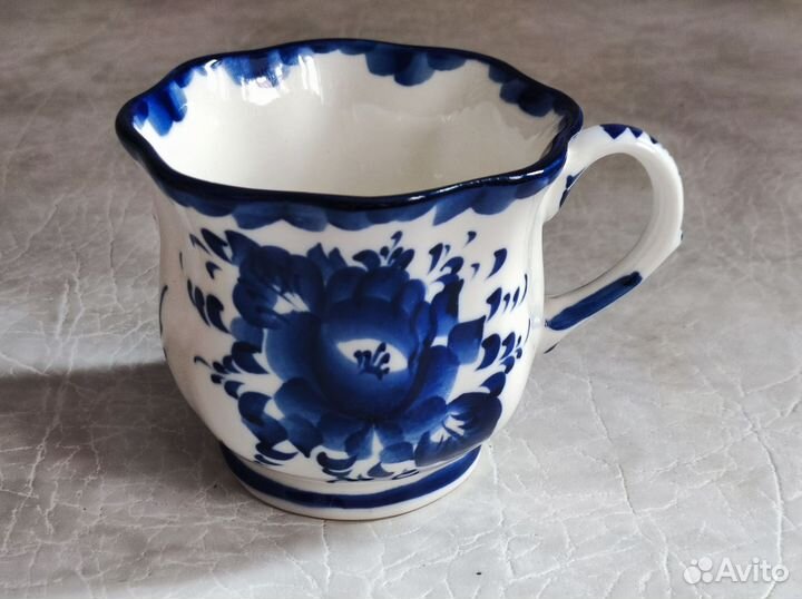 Чайная пара комплект Гжель Татьяна