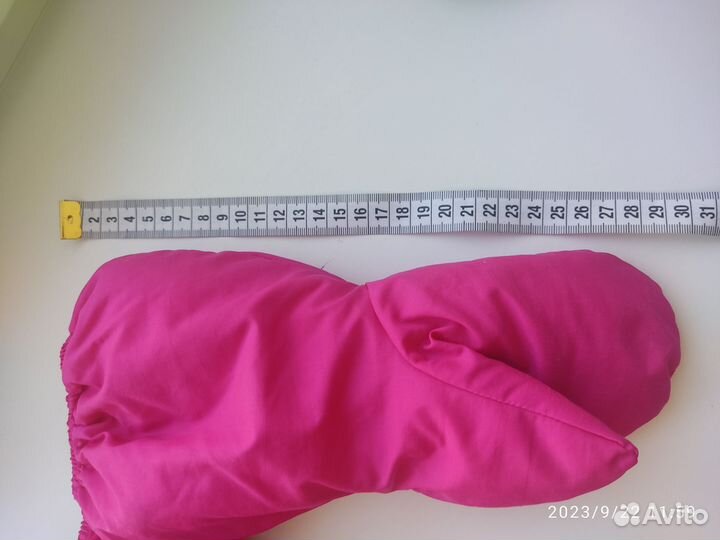 Варежки теплые детские 2-3 года