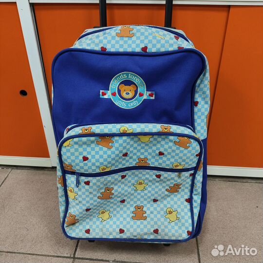 Детский рюкзак-чемодан на колесах