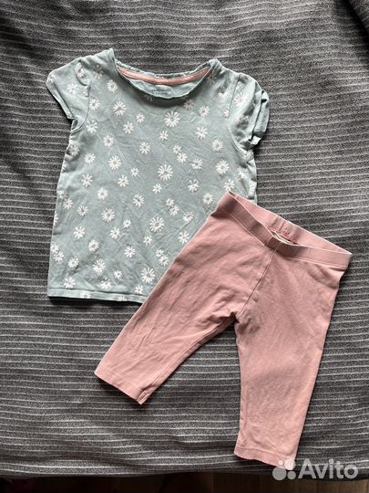 Летние вещи для девочек hm george и др 86 92