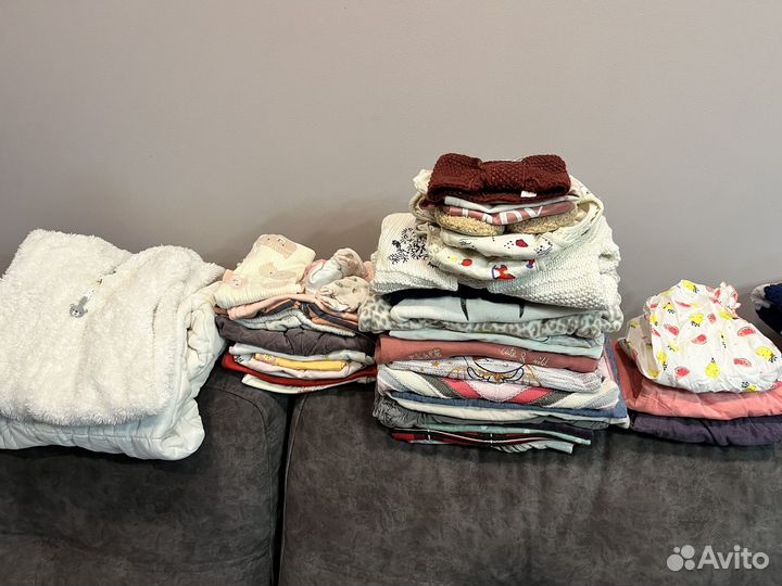 Детские вещи для девочки пакетом 68