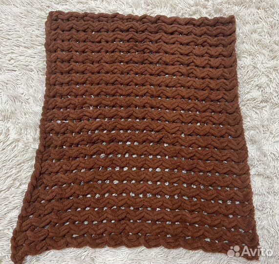 Плед детский вязаный