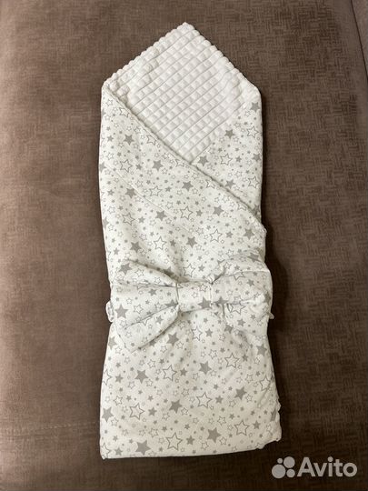 Конверт одеяло на выписку весна - лето