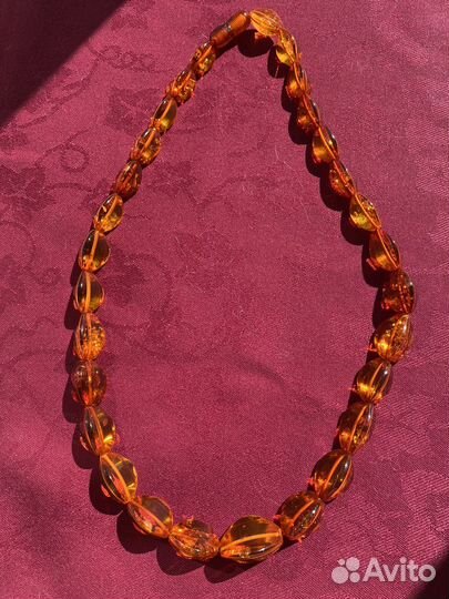 Янтарные бусы СССР